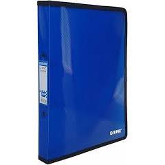 MAXI RINGBINDER 2RING TRANS.BLUE