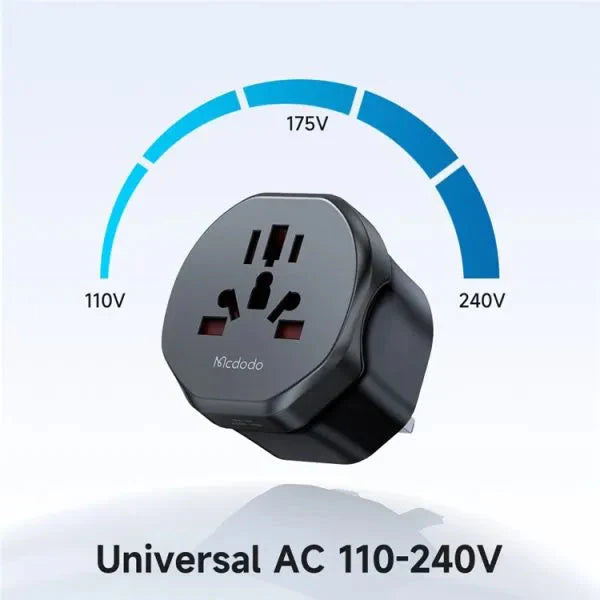 MCDODO Universal Travel Adapter for UK