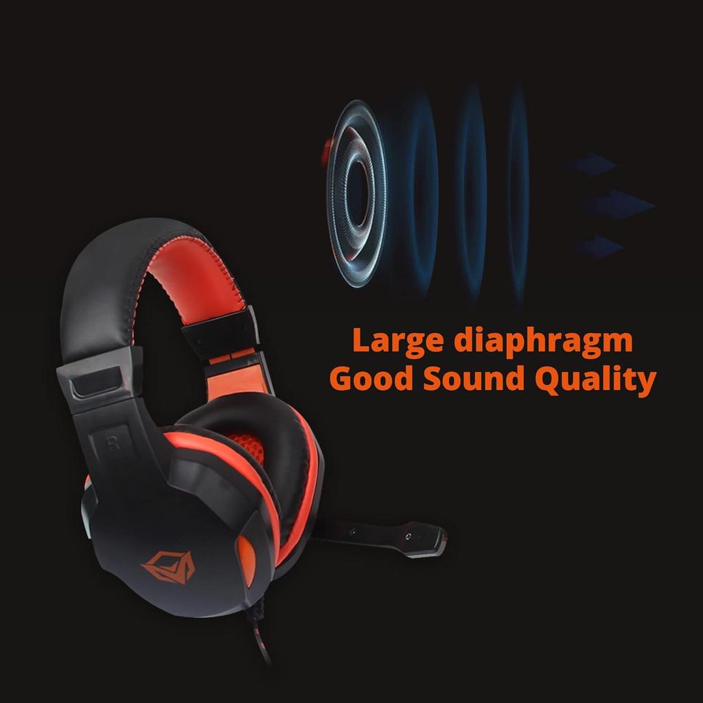 MEETION MT-HP010 Wired Over Ear Gaming Headset with 3D Surround Sound Technology