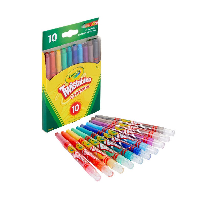 Crayola MINI TWISTABLE CRAYONS 10CT