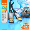 MOXOM HDMI To HDMI 2.0 Cable Support 4K HD Display TV Projector Monitor Game Machine Universal 2 Meter
