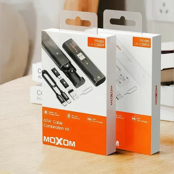 MOXOM LX-CB804 60W Cable Combination Kit - Black