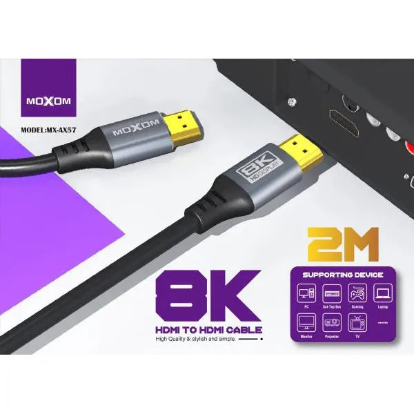 MOXOM MX-AX57 8K 2M HDMI CABLE