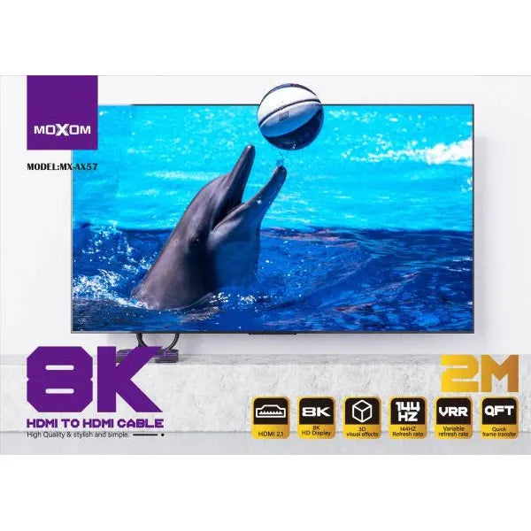 MOXOM MX-AX57 8K 2M HDMI CABLE