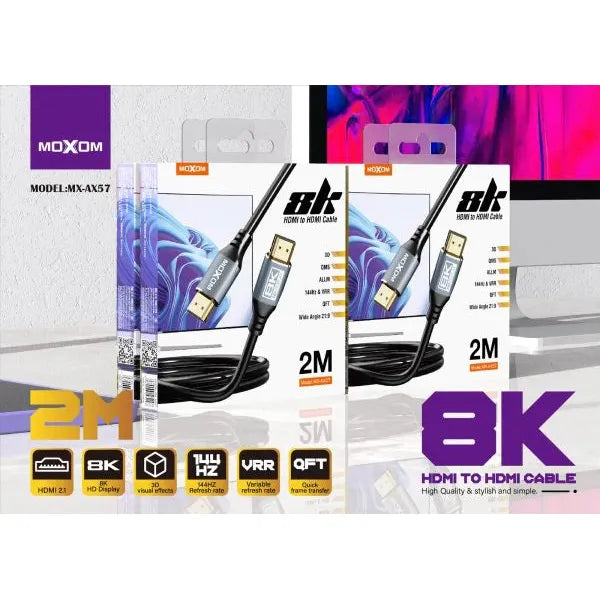 MOXOM MX-AX57 8K 2M HDMI CABLE