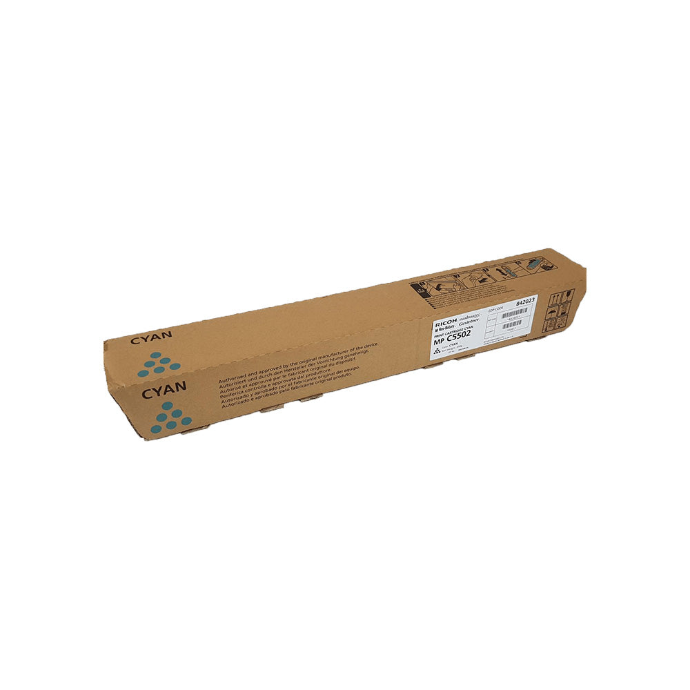Ricoh Genuine MP C5502 Cyan Toner Cartridge