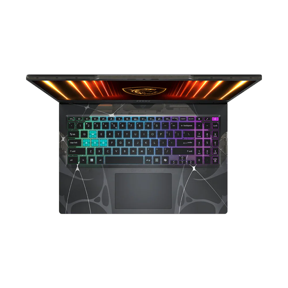 MSI Cyborg 15 B2RWFKG Gaming Laptop Translucent Black (15.6 Inch, i7 240H, 16GB DDR5, M.2(PCIe)1TB SSD, FHD, RTX 5060 8GB, Win 11, AR KB)
