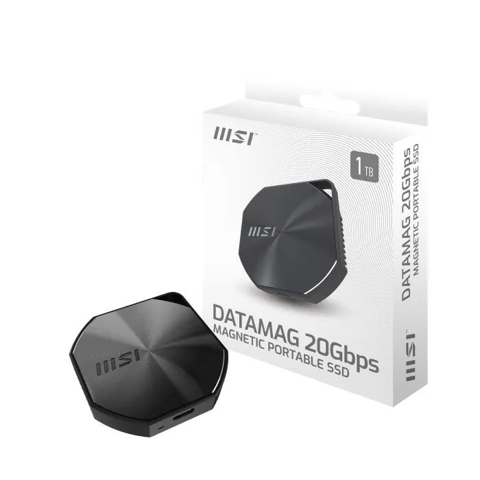 MSI Data MAG 20Gbps 1TB Magnetic Portable SSD