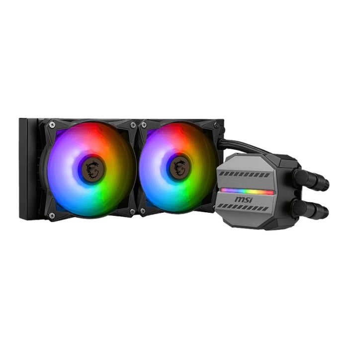 MSI MAG CoreLiquid M240 ARGB CPU Liquid Cooler Intel LGA1700 & AMD AM5 Socket Compatible - Black