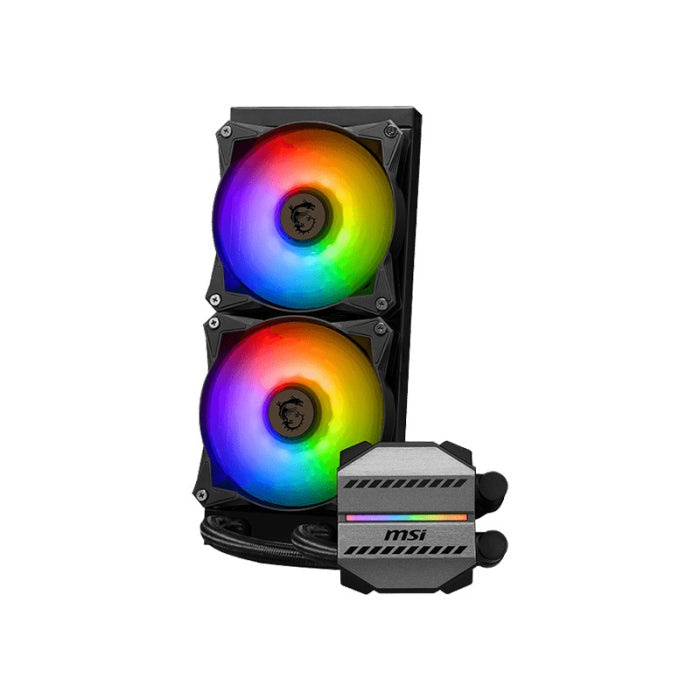 MSI MAG CoreLiquid M240 ARGB CPU Liquid Cooler Intel LGA1700 & AMD AM5 Socket Compatible - Black