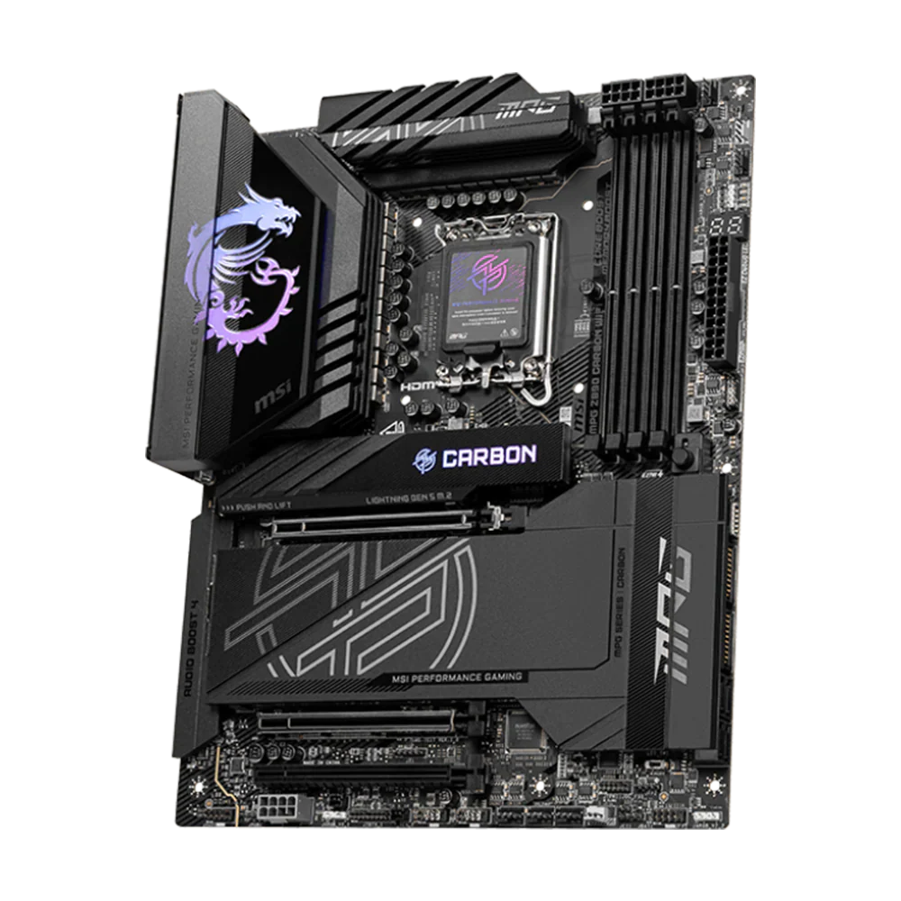 MSI MPG Z890 Carbon Wi-Fi 7 DDR5 Motherboard - Black