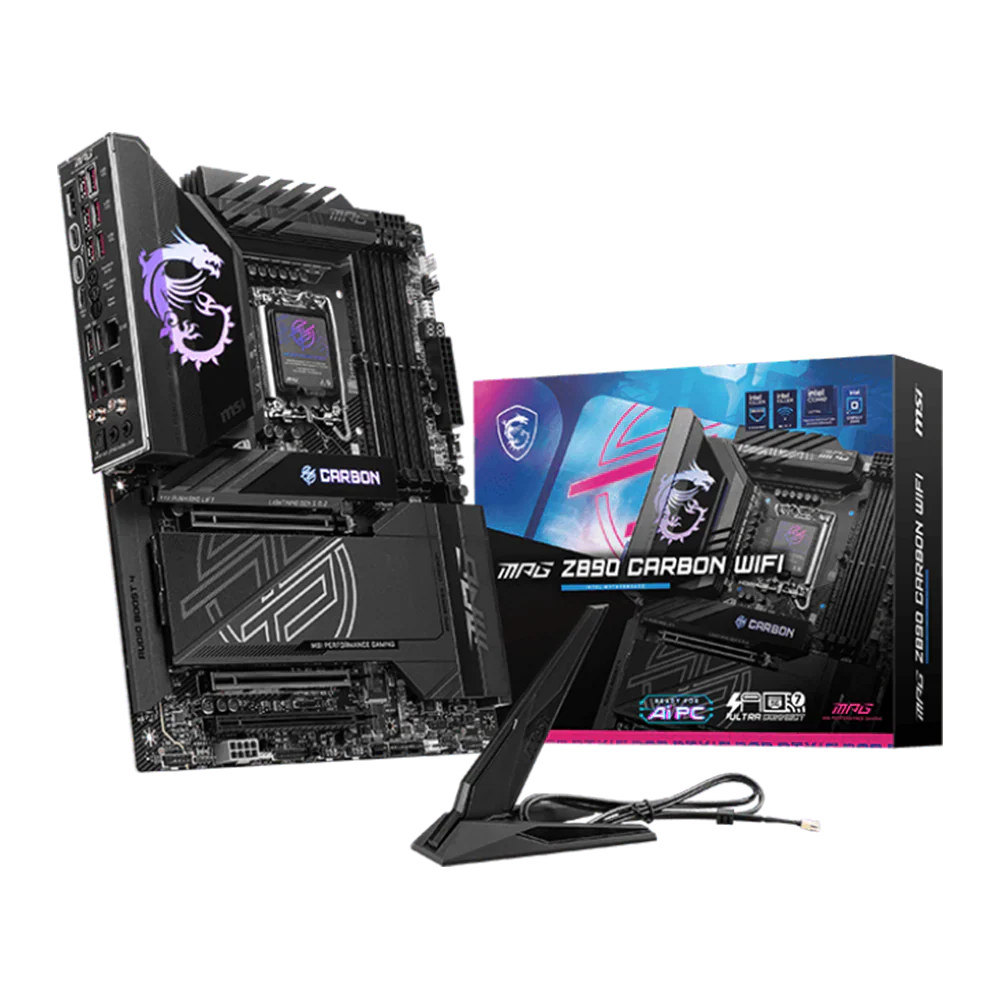 MSI MPG Z890 Carbon Wi-Fi 7 DDR5 Motherboard - Black
