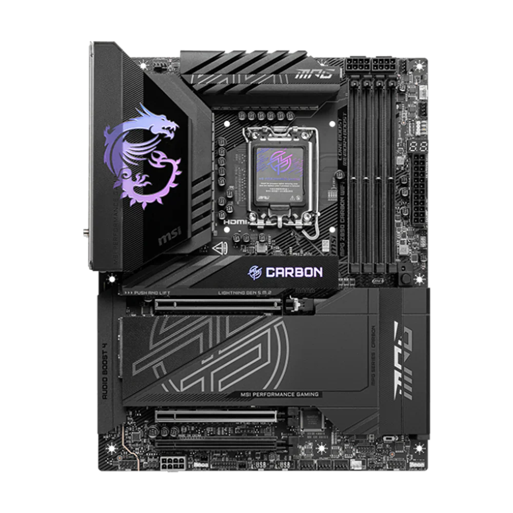 MSI MPG Z890 Carbon Wi-Fi 7 DDR5 Motherboard - Black