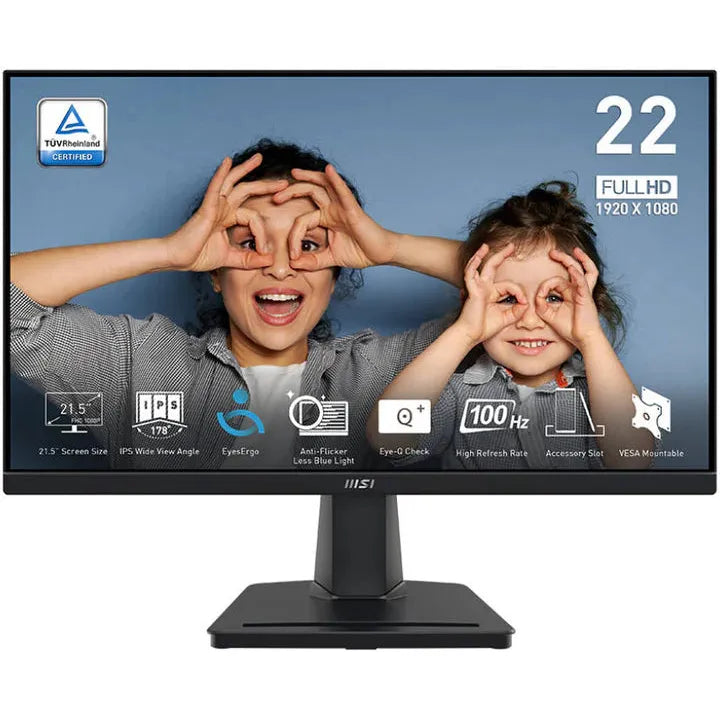 MSI Pro MP225 IPS 22-inch FHD 1ms 100Hz Gaming Monitor - Black