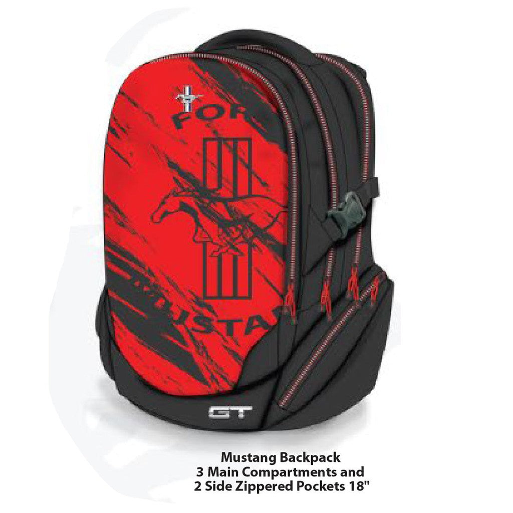 MUSTANG GT RED BACK-PACK