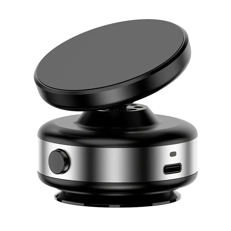 Magnetic Phone Holder, Fall Car Electric Suction Cup Vacuum Magnetic Phone Holder, 360 Rotatable