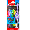 Maped Color Peps Monster 12 Colored Pencils