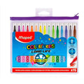 Maped Color Peps Long Life Ultra Washable Felt Tip Pens 15 Colors