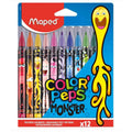 Maped Color Peps Monster 12 Washable Felt Tip Pens