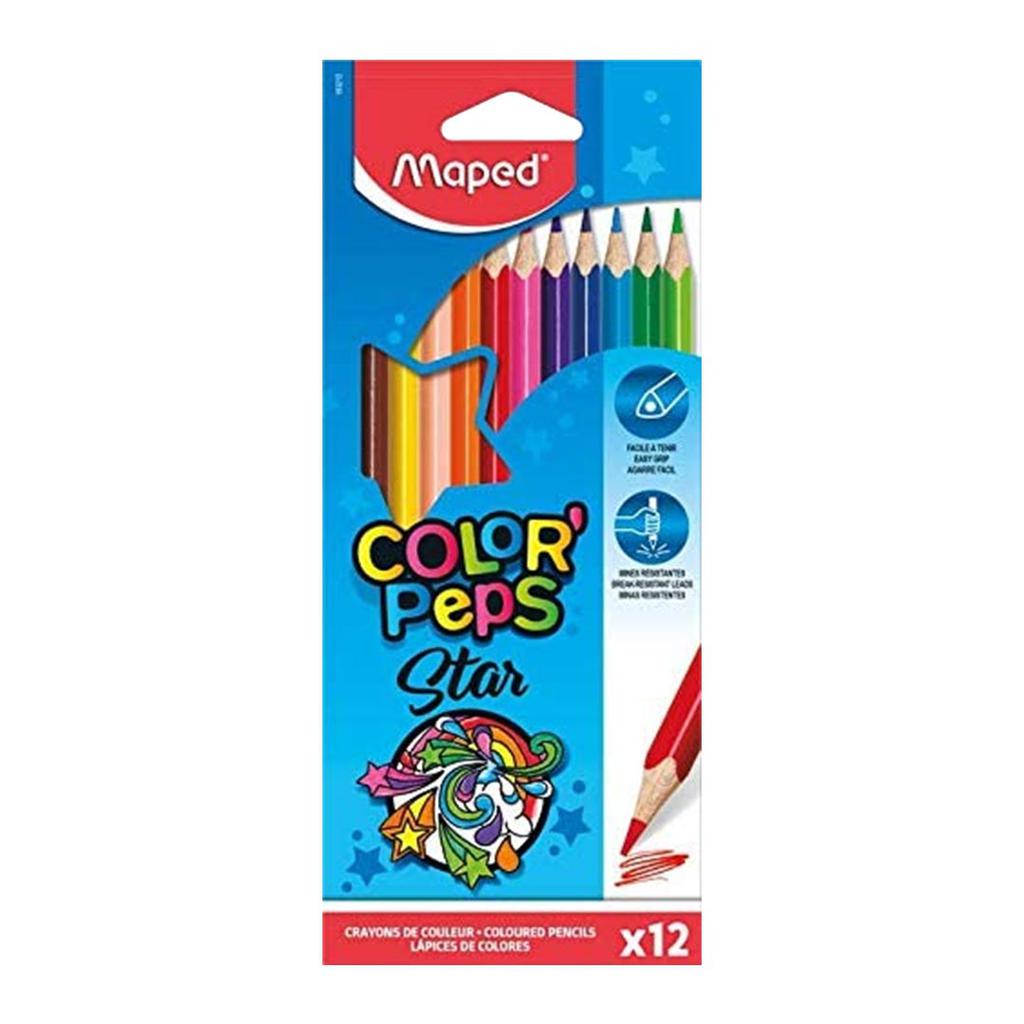 Maped Color Peps Star 12 Colored Pencils