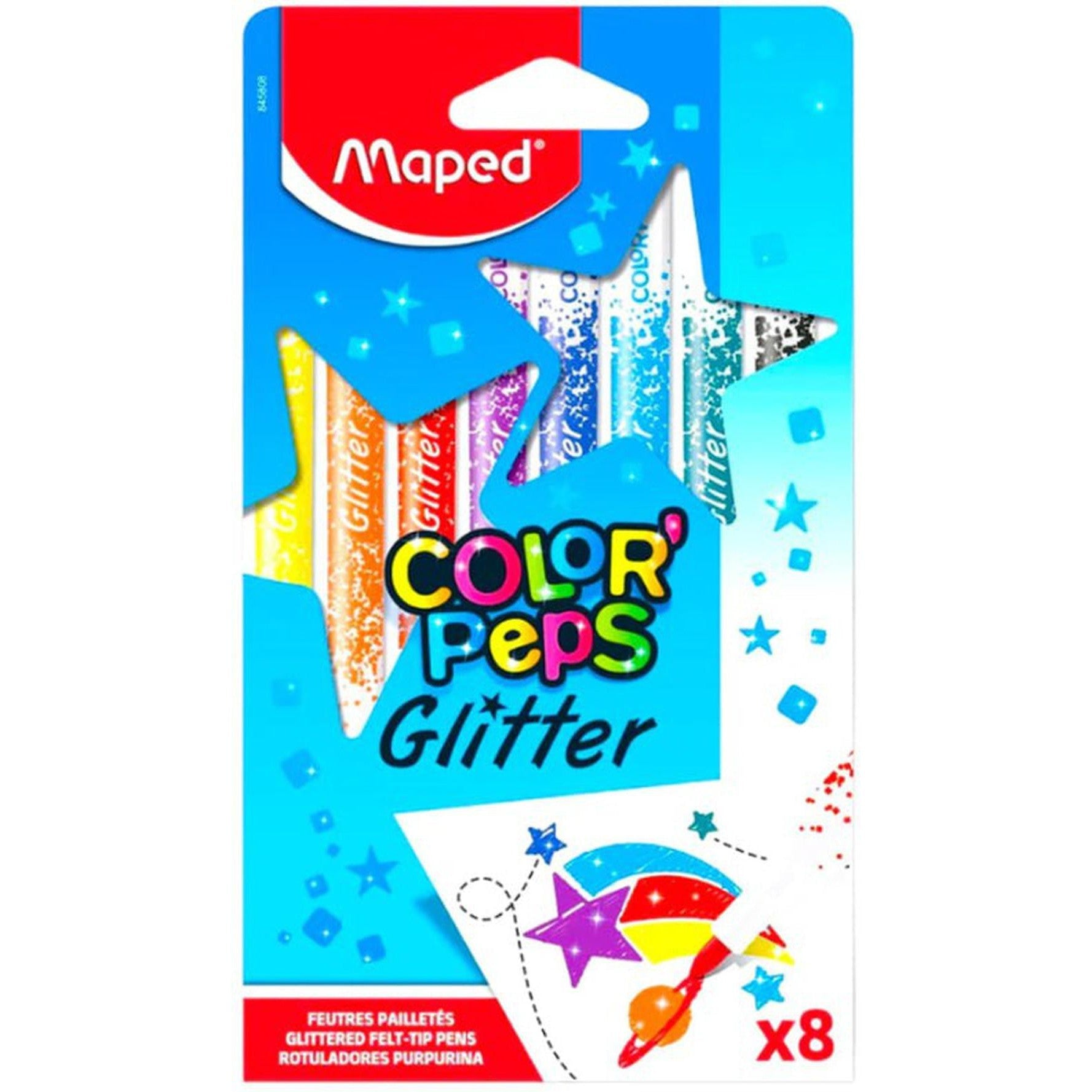 Maped Colorpeps Glitter 8 Colors