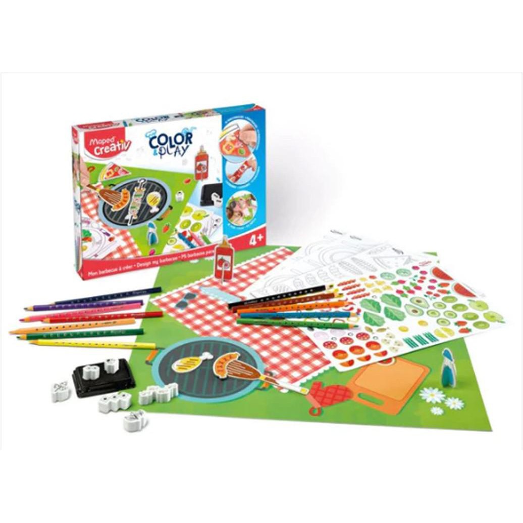 Maped Creativ Colour And Play Set Design My Barbecue