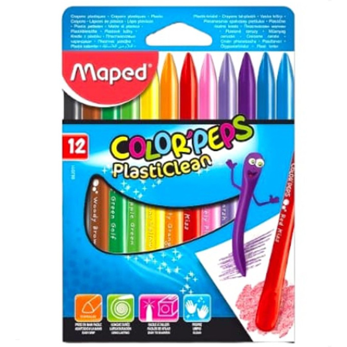 Maped My First Wax Jumbo Crayons 12 Colors