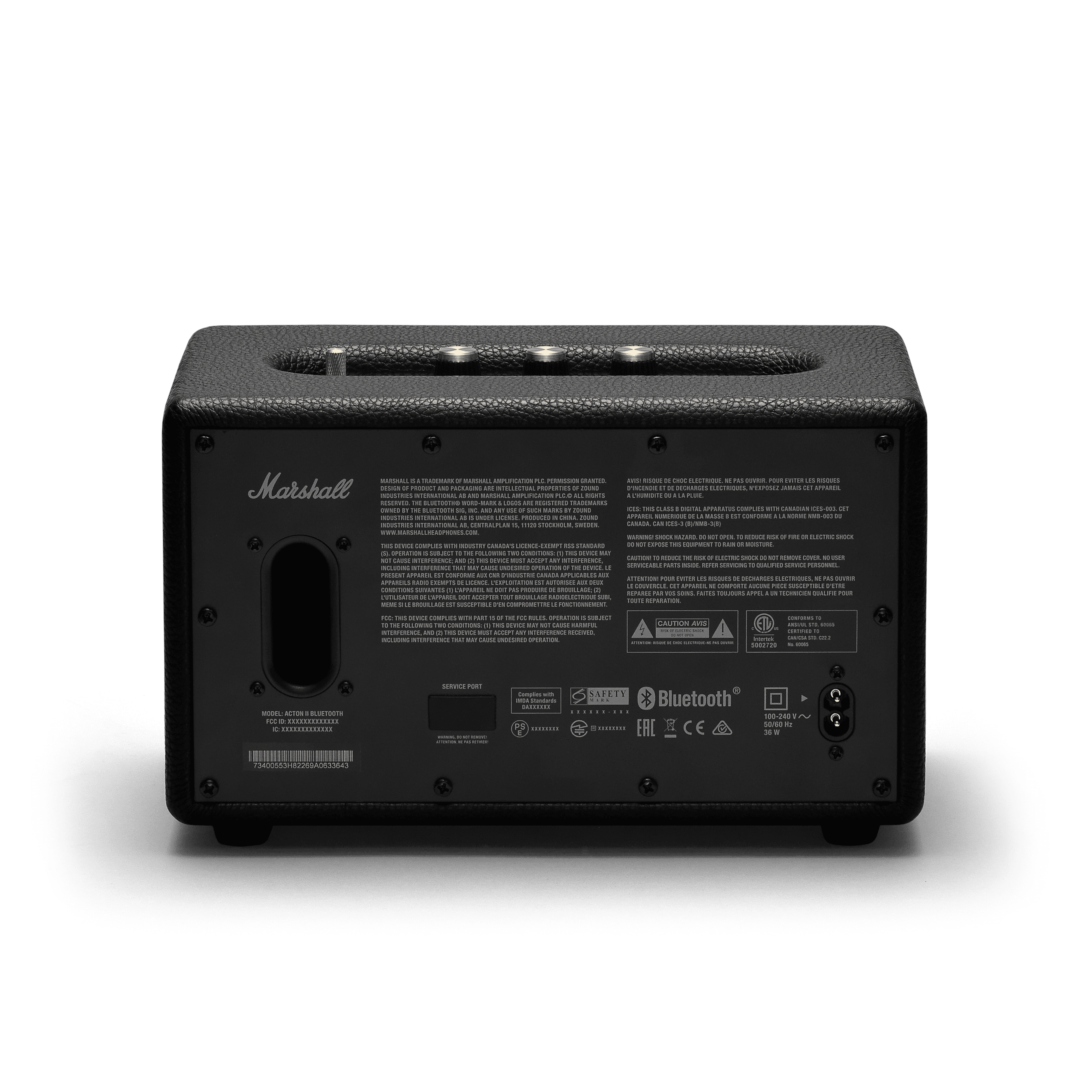 Marshall Acton BT II Speaker Black