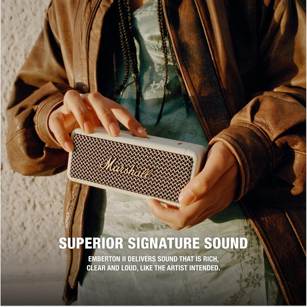 Marshall Emberton II Portable Speaker Cream