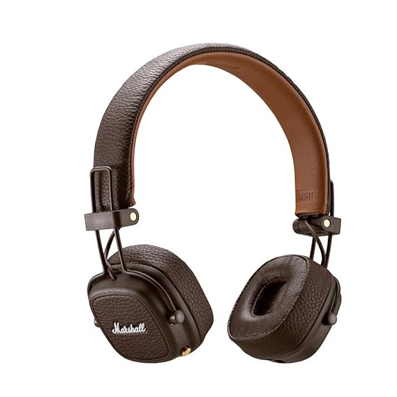 Marshall Major III On - Ear Wireless Headphones Brown