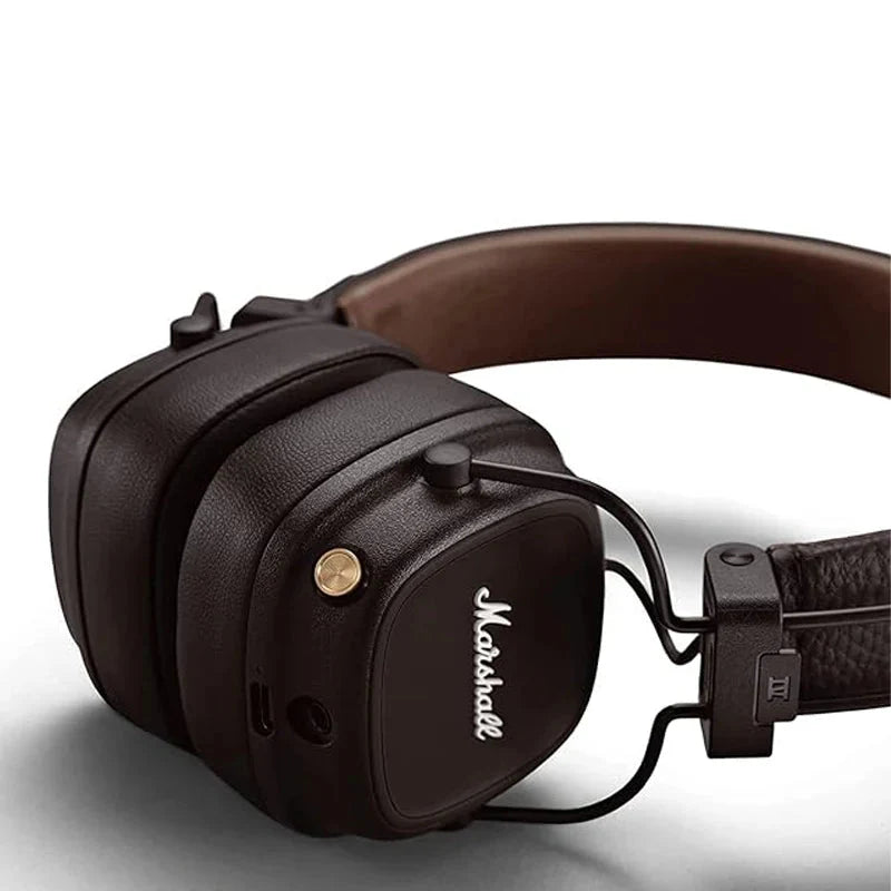 Marshall Major IV Wireless Headphones Brown