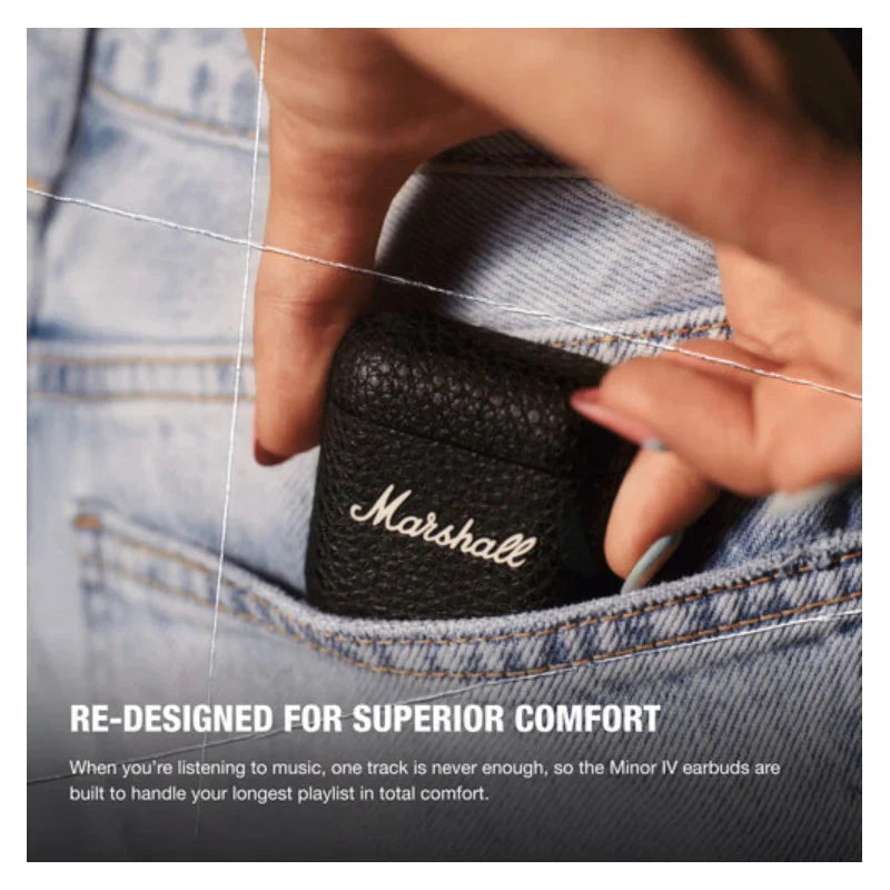 Marshall Minor IV True Wireless Earbuds Black