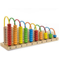 Wooden Abacus Math Abacus Toy for Kids 10 Coloums
