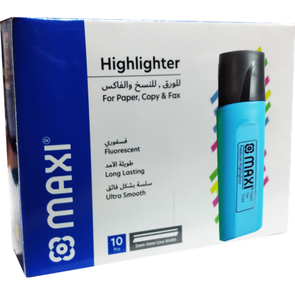 Maxi Highlighter Pen - Box