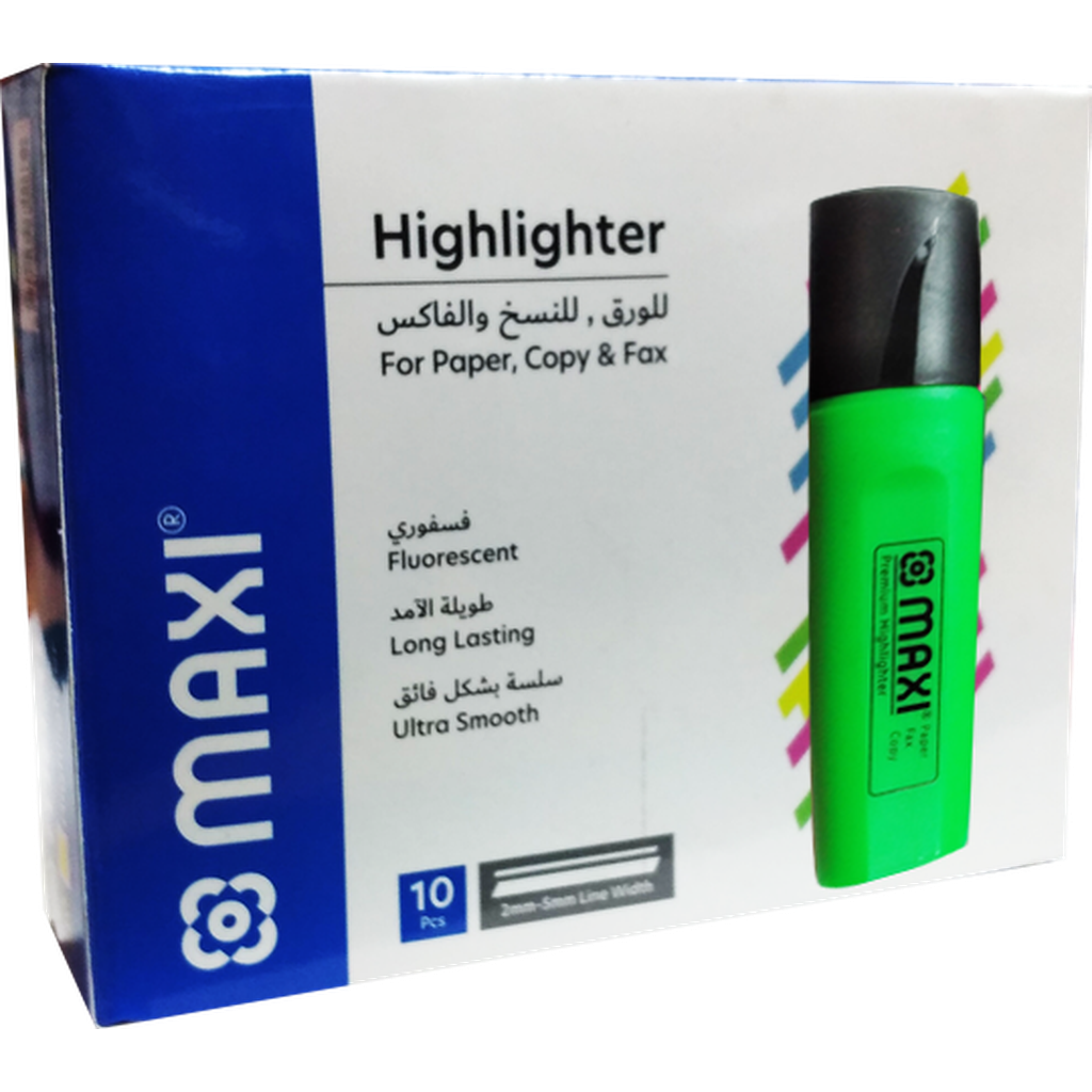 Maxi Highlighter Pen - Box