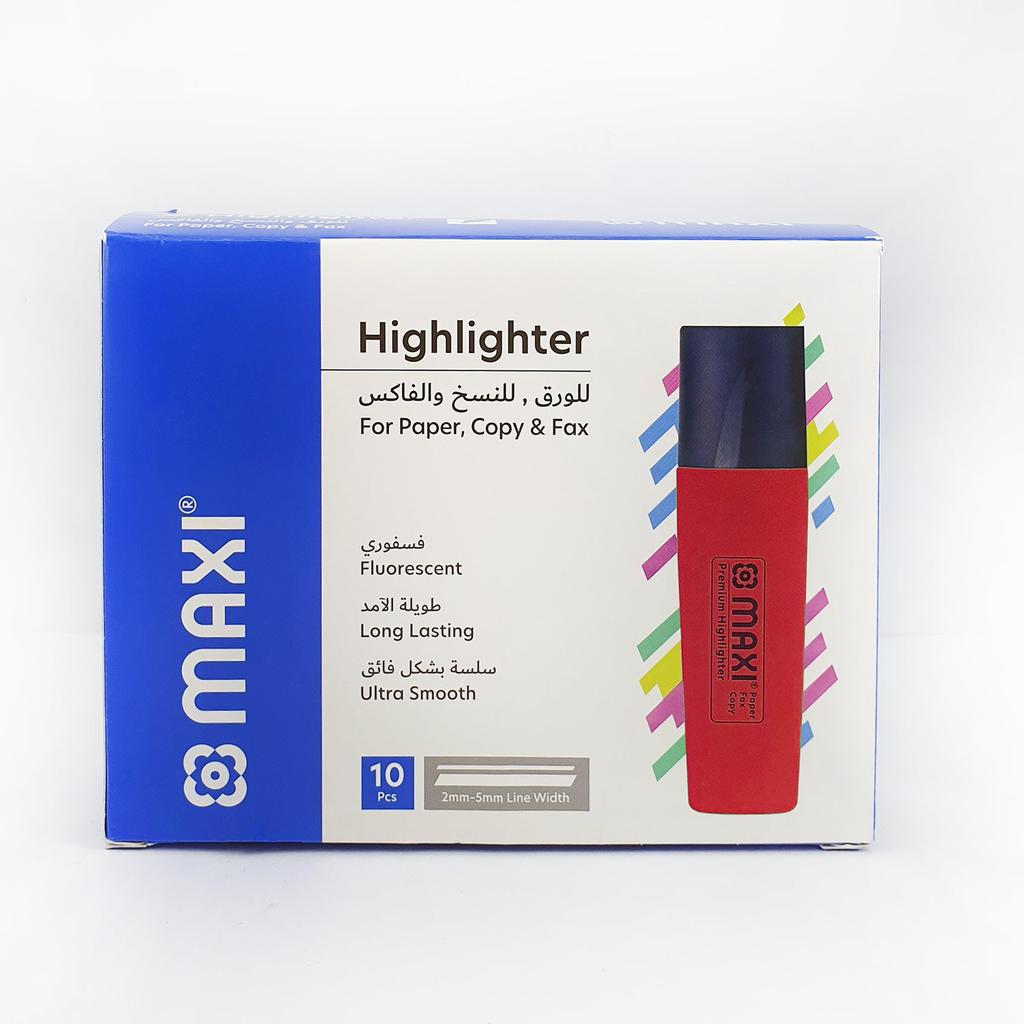 Maxi Highlighter Pen - Box