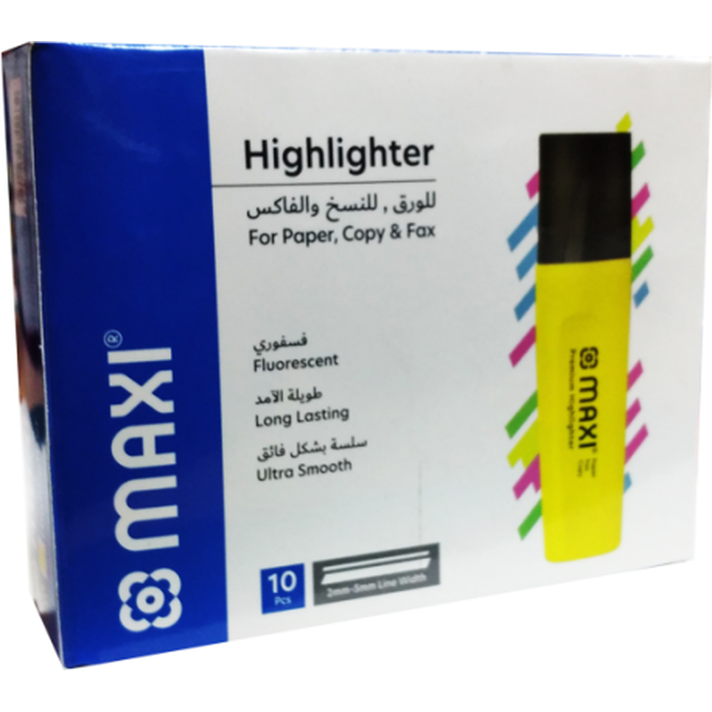 Maxi Highlighter Pen - Box