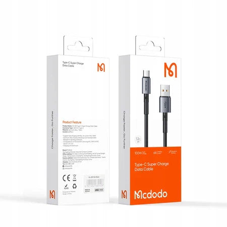 McDodo USB-C to USB-C Cable – Prism Series 100W, 1.8M