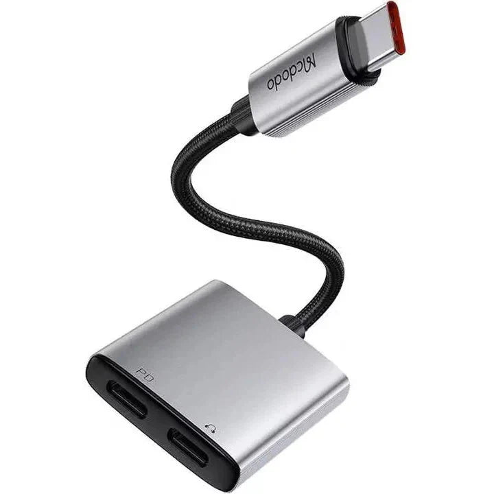 Mcdodo 2-in-1 USB-C to Dual USB-C Audio Adapter