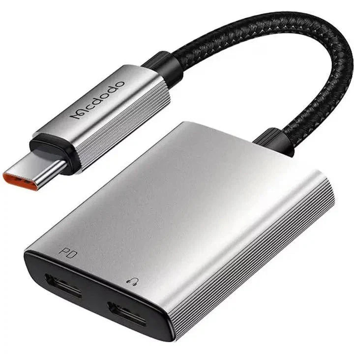 Mcdodo 2-in-1 USB-C to Dual USB-C Audio Adapter