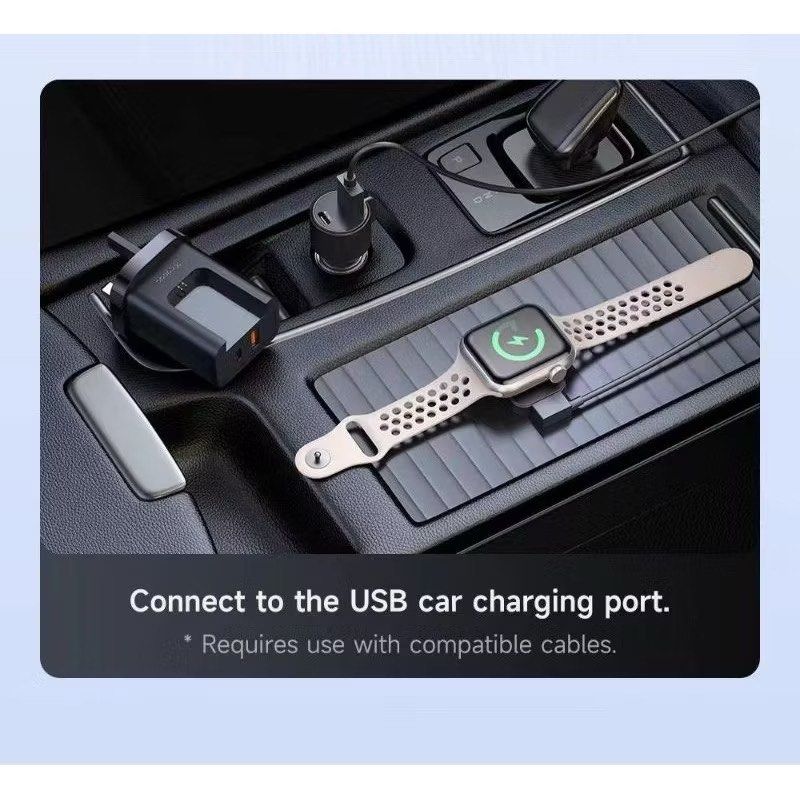 Mcdodo 30W 2-in-1 UK Travel Charger 3Pin USB A + USB C + Watch Charger