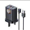 Mcdodo 30W 2-in-1 UK Travel Charger 3Pin USB A + USB C + Watch Charger