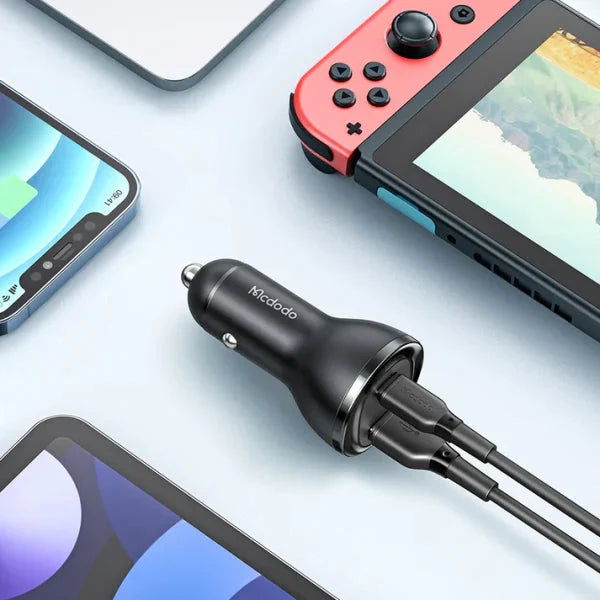 Mcdodo 95W Dual-Port Car Charger with Digital Display