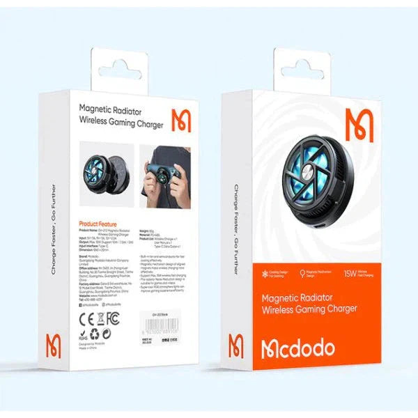 Mcdodo Magnetic Wireless Gaming Charger with Cooling Fan