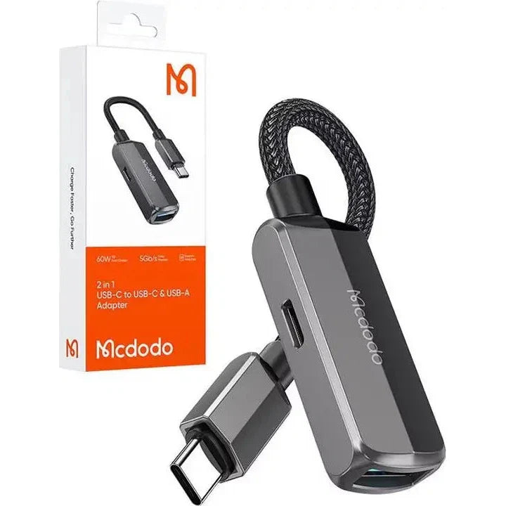 Mcdodo OTG 2-in-1 Converter USB-C to USB-C + USB-A
