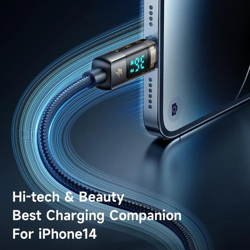 Mcdodo Pro USB-C to Lightning Transparent Cable – 1.2M, Auto Power-Off