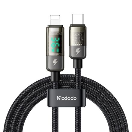 Mcdodo USB-C to Lightning 1.8m 36W Digital Display PD Cable - Black