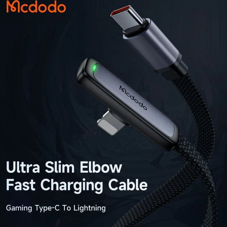 Mcdodo USB-C to Lightning Cable – 1.8M, Fast Charging for iPhone