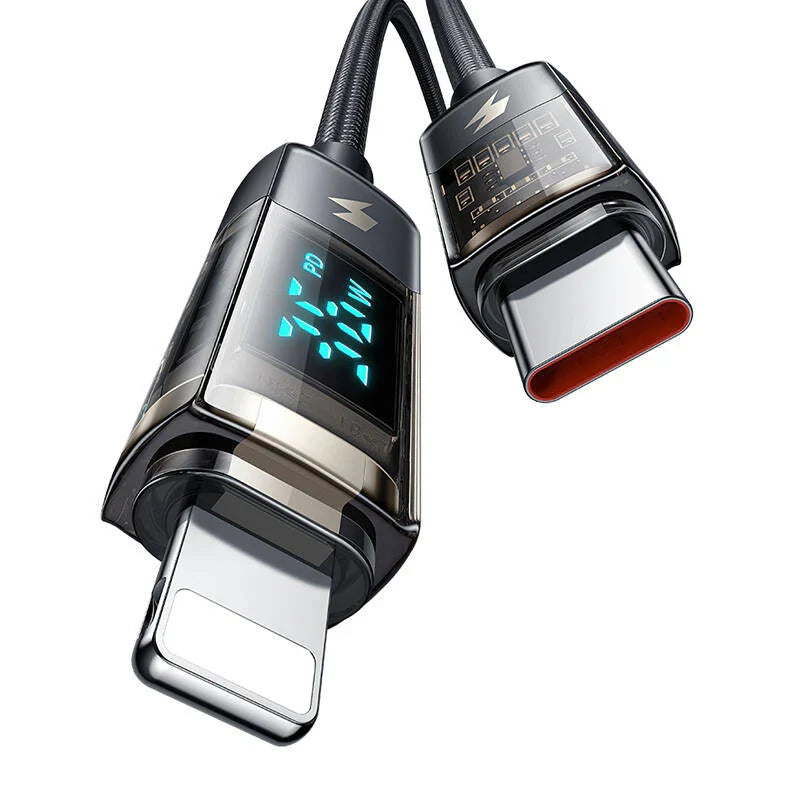 Mcdodo USB-C to Lightning Cable – 36W, 1.2M, Auto Power-Off - Black