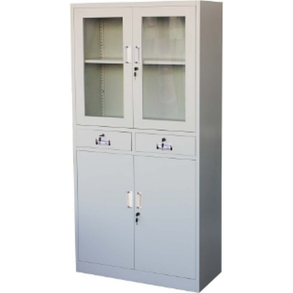 Metal File Cabinet 2 Doors 3 Drawers